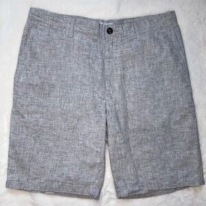 NWOT Goodfellow Men’s “The Every Wear Short” 9” Light Grey Linen Shorts, Size 32